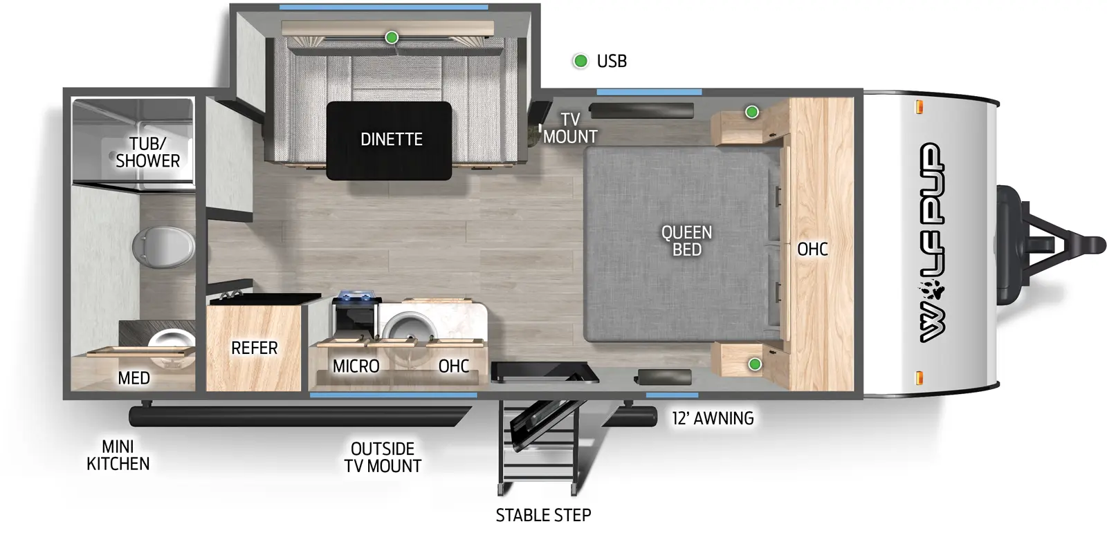 Cherokee Black Label 16KHWBL Floorplan